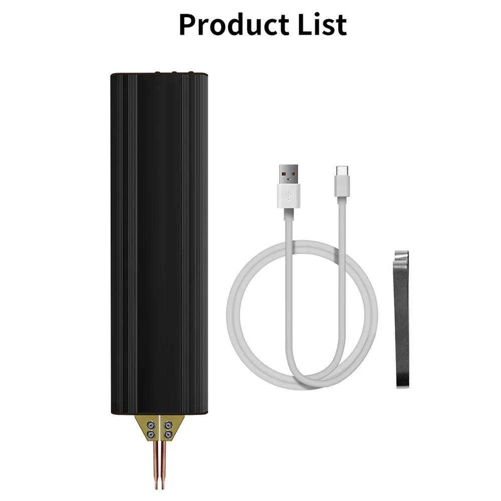 18650 lithium battery spot welding machine portable handheld spot welding machine aluminum oxide copper head battery welders