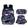 Murder Drones Cartoon Child School Backpack  Shoulder Bags,Pencil Bags for Aged 5-10 Cartoon Backpack Boys and Girls,Best Gift 4