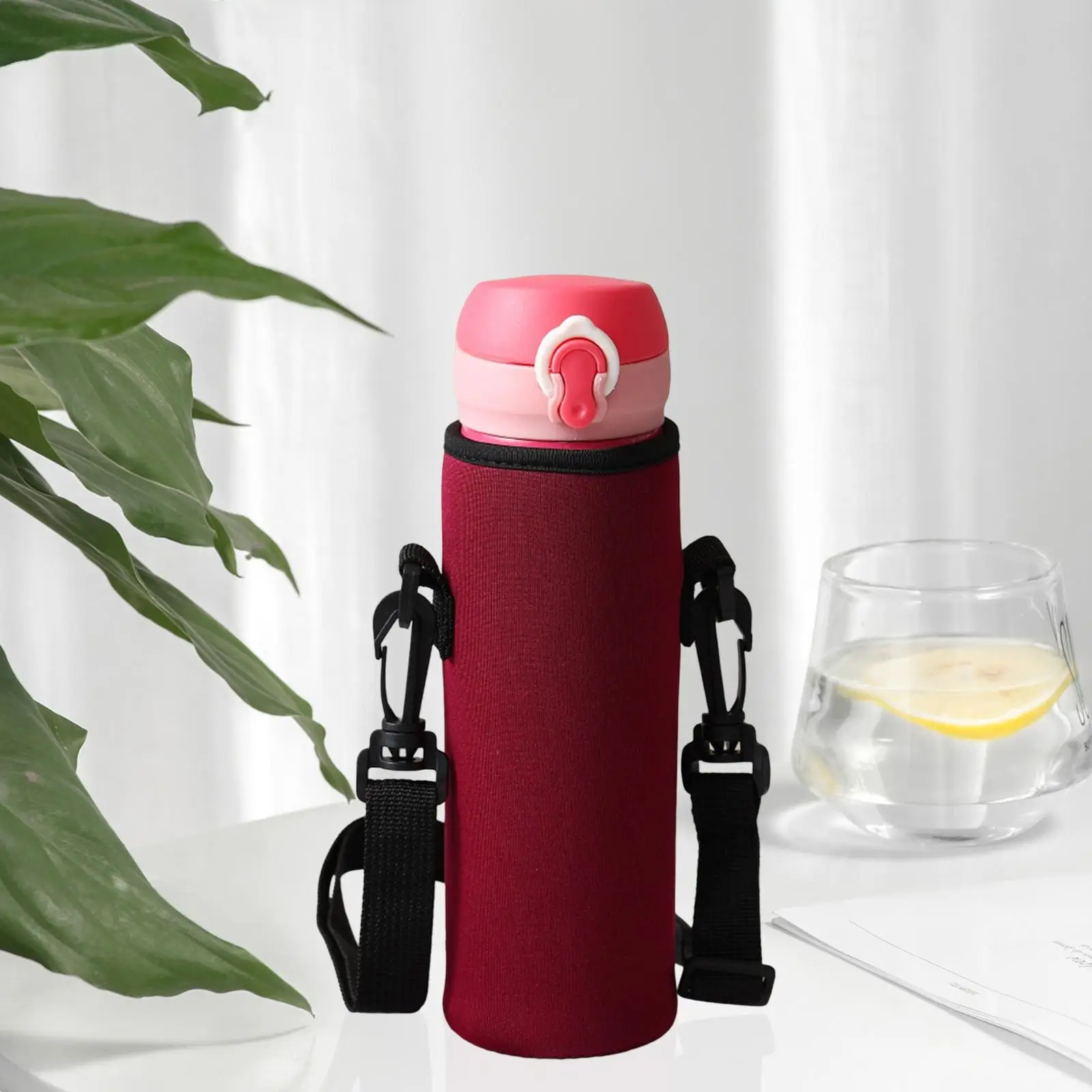 2-4pack Bottle Bag Pouch Adjustable Drink Bottle Holder Case Tote for