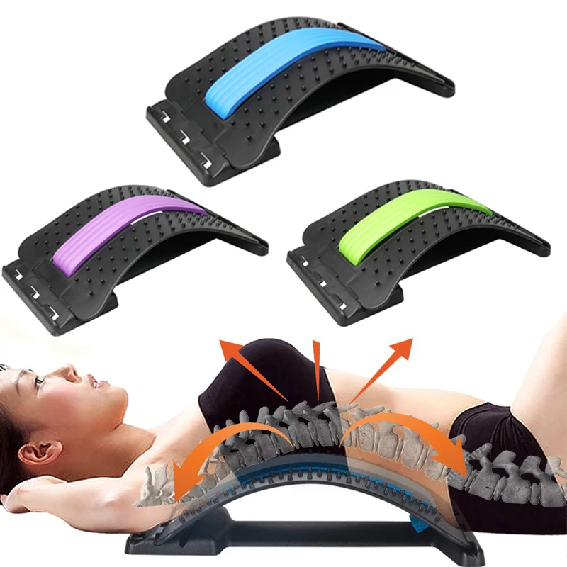 ABS Zurück Magic Massager Support Stretcher Fitnessgeräte Stretch Spine Relax 