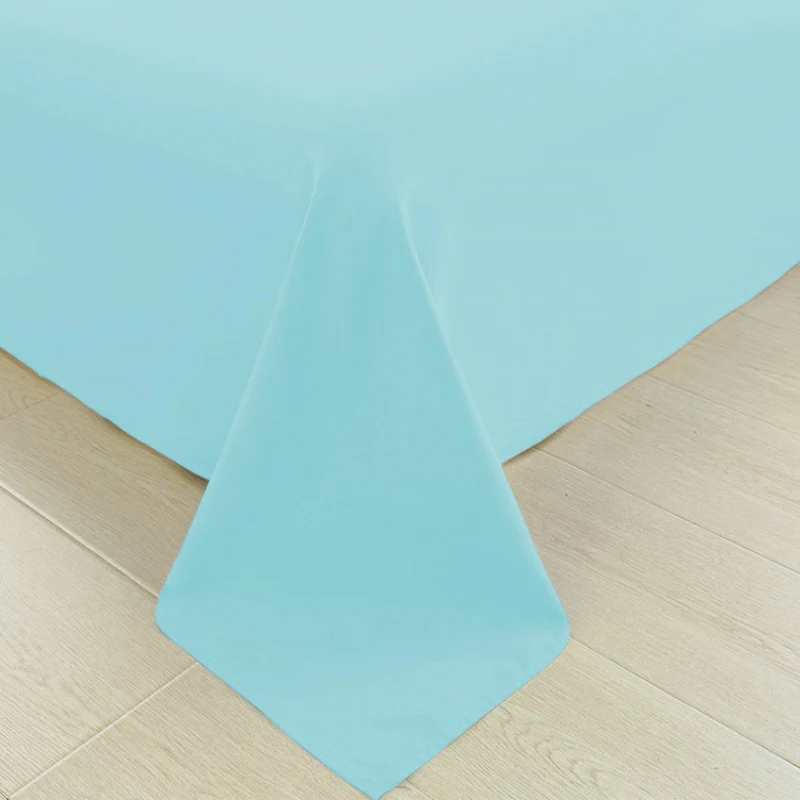 Large Size 1Pc Thick 100% Cotton Flat Sheet Solid Color High Quality Bed Sheet Various Sizes Can Be Customized 250cmX270cm 6