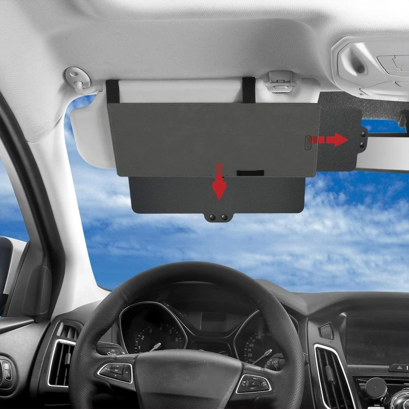 Sun Visor For Car, Anti Glare Universal Sun Visor Extender Protects From  Sun Glare, Snow Blindness, Uv Rays