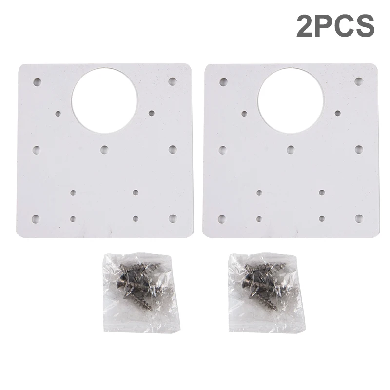 

2PCS Hinged Hinge Fixed Plate Household Cabinet Door Repair Plate Plastic Sheet