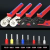 Tubular Terminal Crimping Pliers Tool Kit HSC8 6-4A 0.25-10mm2/6-6A 0.25-6mm2 High Precision Tool Ferrule  Electrician Clamp Set 6