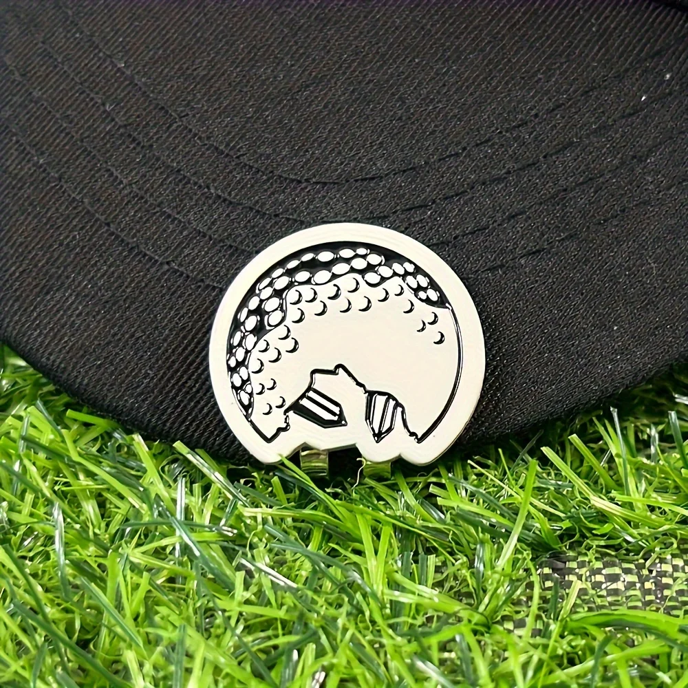 Magnetic golf cap clip versatile and durable with a simple and personalized style perfect gift for golf enthusiasts