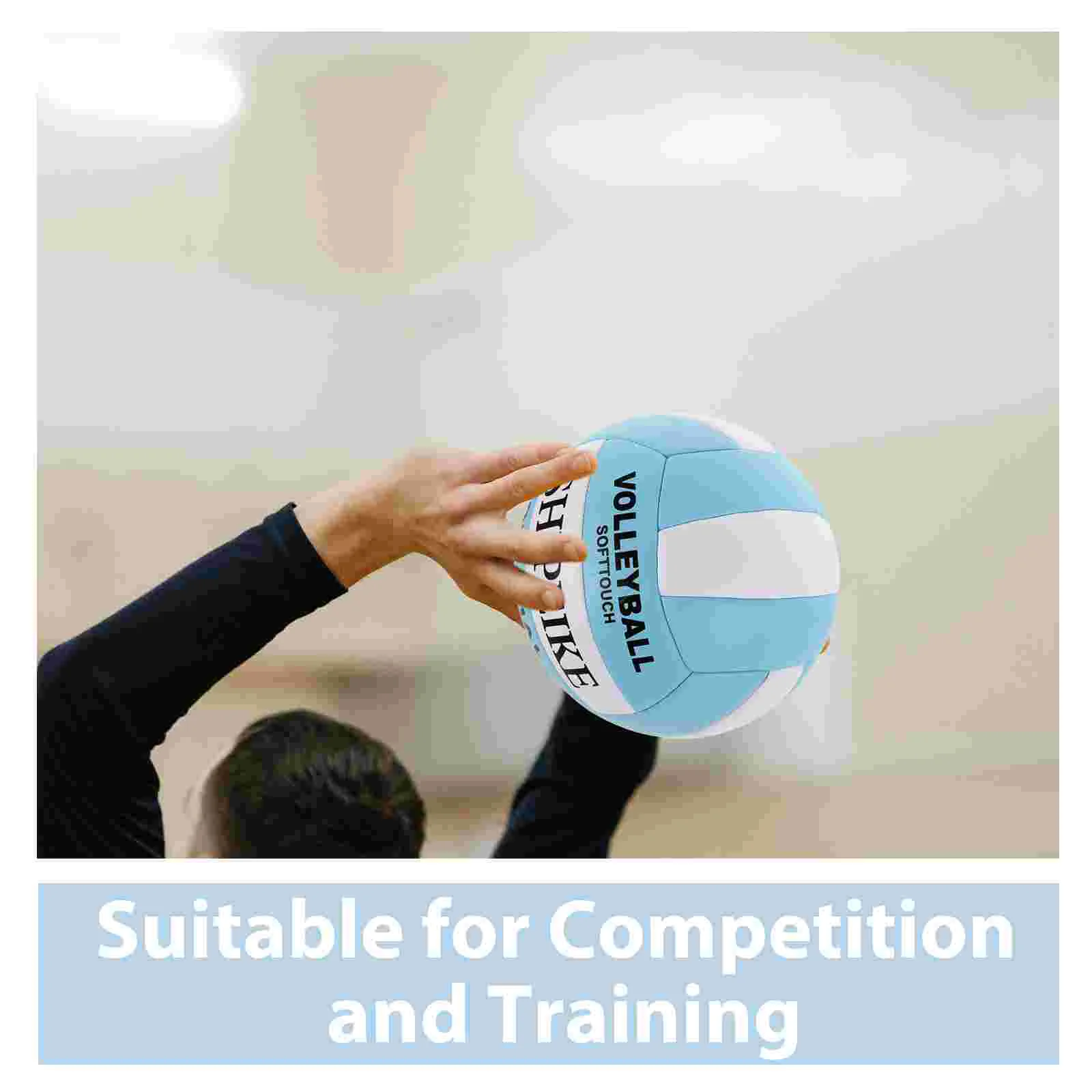 Soft Volleyball Indoor Official Size Machine Sewing Pu Sports Training Equipment Toddler