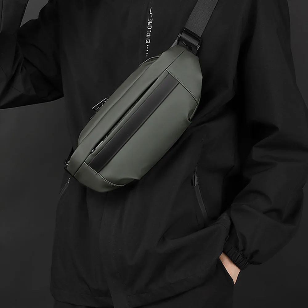 Multifunctional Men's Sport Travel Shoulder Crossbody Bag Organizer Husband Trend Handbag Sling Bag Outdoor Chest Bag for Men