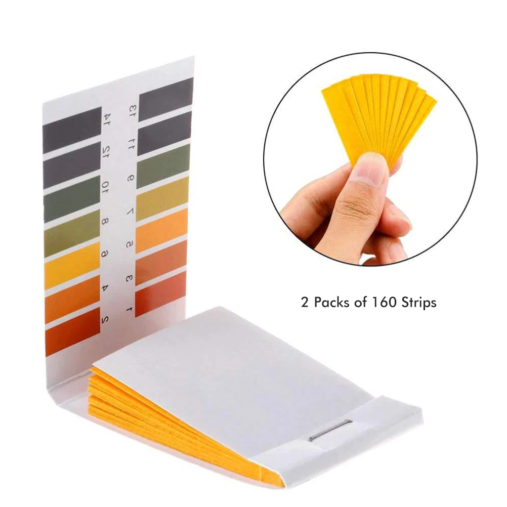

20 Pack 1600 Strips Ph.1-14 Test Paper Extensive Test Paper For Water Soil Testing Pet Food And Diet Ph Monitoring