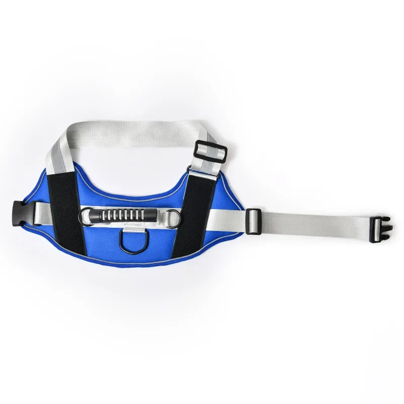 KOMMILIFE Adjustable nylon dog harness personalized reflective breathable pet dog harness vest for small medium large dogs dog harness dog harness leash set