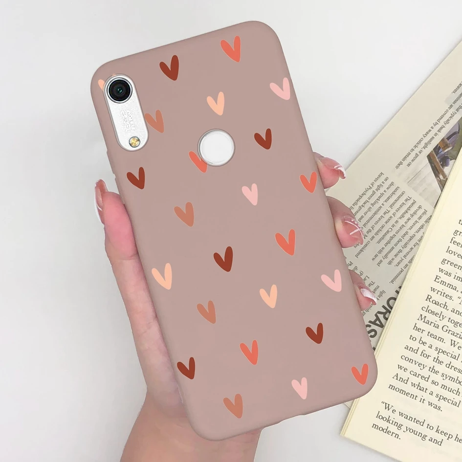 Fashion Heart Avocado Matte Silicone Soft TPU Phone Case Cover