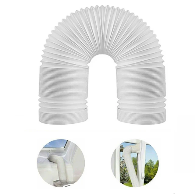 150/200CM Universal Duct Extension Pipe Telescopic Tube Ventilator Pipe Air Conditioner Exhaust Hose Air System Vent Accessories 1