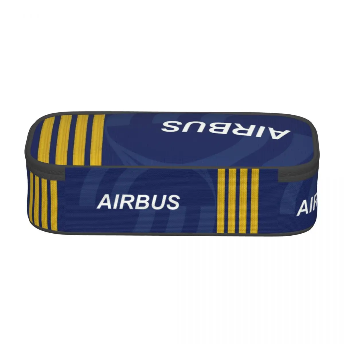 Cute Airbus Fighter Pilot Pencil Cases for Girls Boys Aviation Airplane Large Capacity Pen Bag Box School Supplies