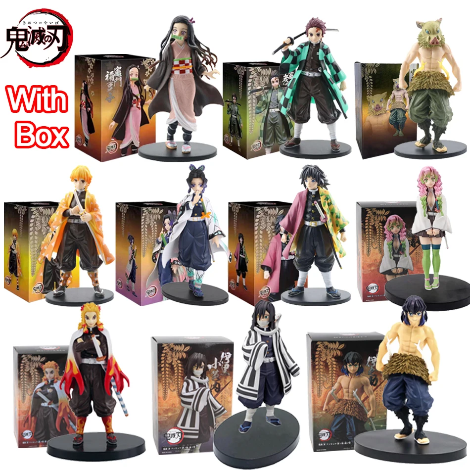 AnimeFigureKamadoTanjirouNezukoDemonSlayerFigureActionFiguresPVCModelToysZenitsuFigurineInosukeKimetsuNoYaiba-AliExpress26