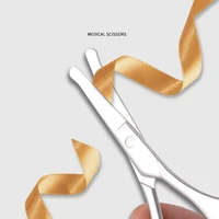 Nose Hair Scissors Eyebrow Trimmer Cutter Straight Round Tip For Nail Beard Manicure Makeup Stainless Steel  Tools 2