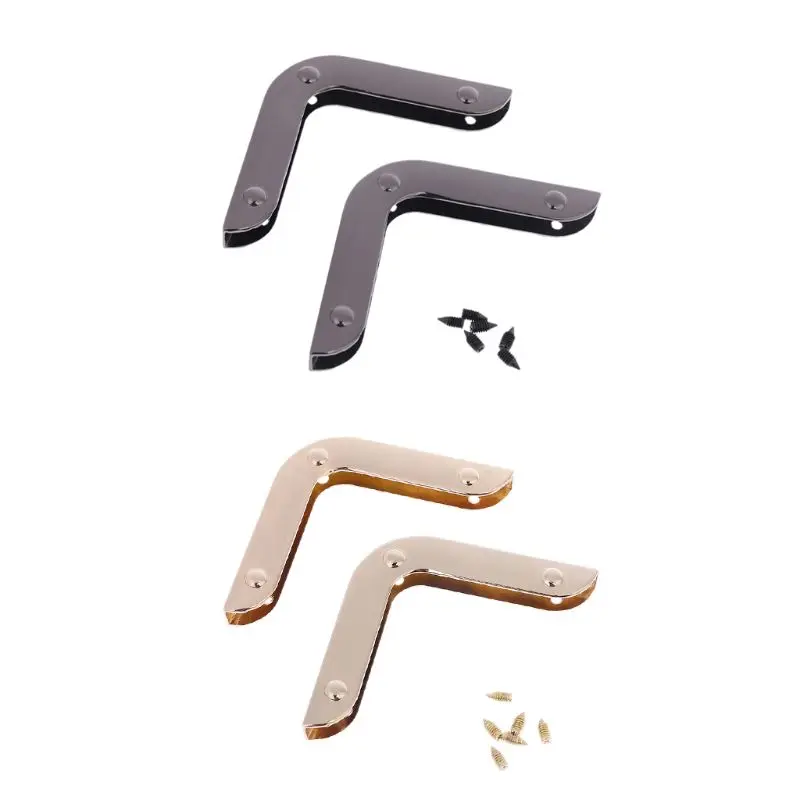 

2pcs Metal Handbag Corner Protector Safety Guard for Purse Bag Making Acces