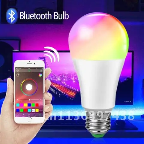 

RGB-лампа E27 B22 с поддержкой Bluetooth, 15/20 Вт, 10 Вт