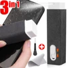 3 in 1 Portable Microfiber Screen Cleaner Spray Bottle with Cleaning Liquid for IPhone PC Laptop Polishing Cloth Cleaner Brush 1