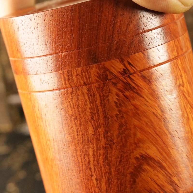 Natural Rosewood Tea Storage Box Chinese Wooden Tea Canister Lid Seal Kitchen Storage Jars Accessories Spice Box Organizer tea tin box tea canister airtight container