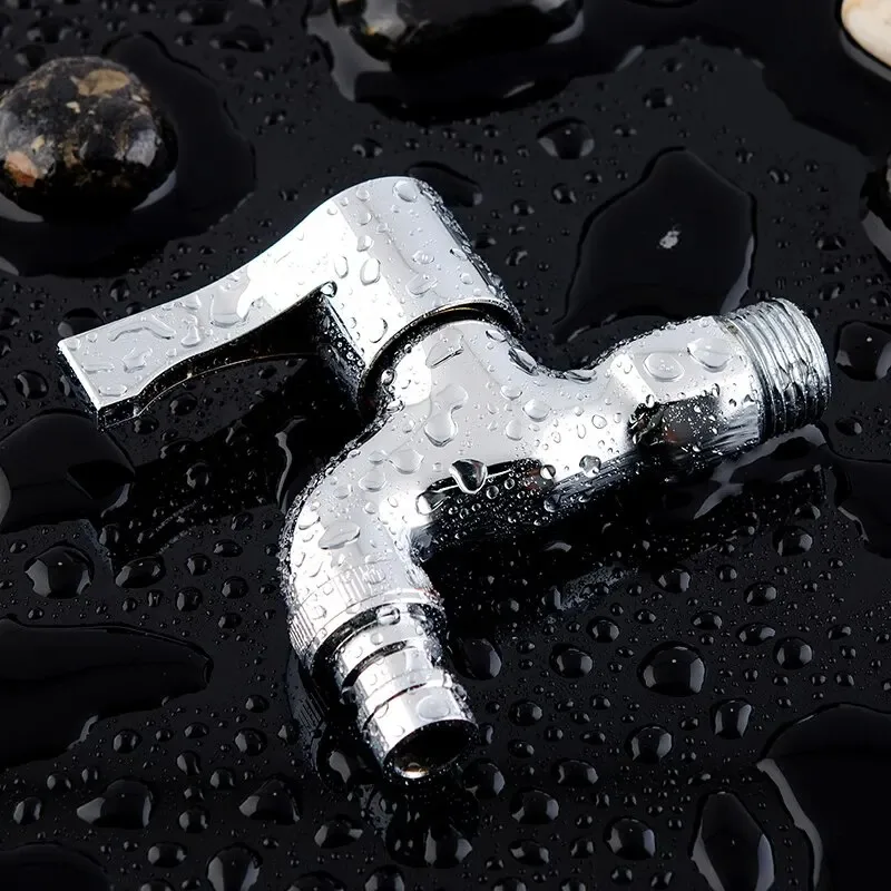 Copper 4-point Washing Machine Faucet Single Cold Water Faucet DN15 Zinc Alloy Quick Opening Quick Opening Water Nozzle washing machine faucet