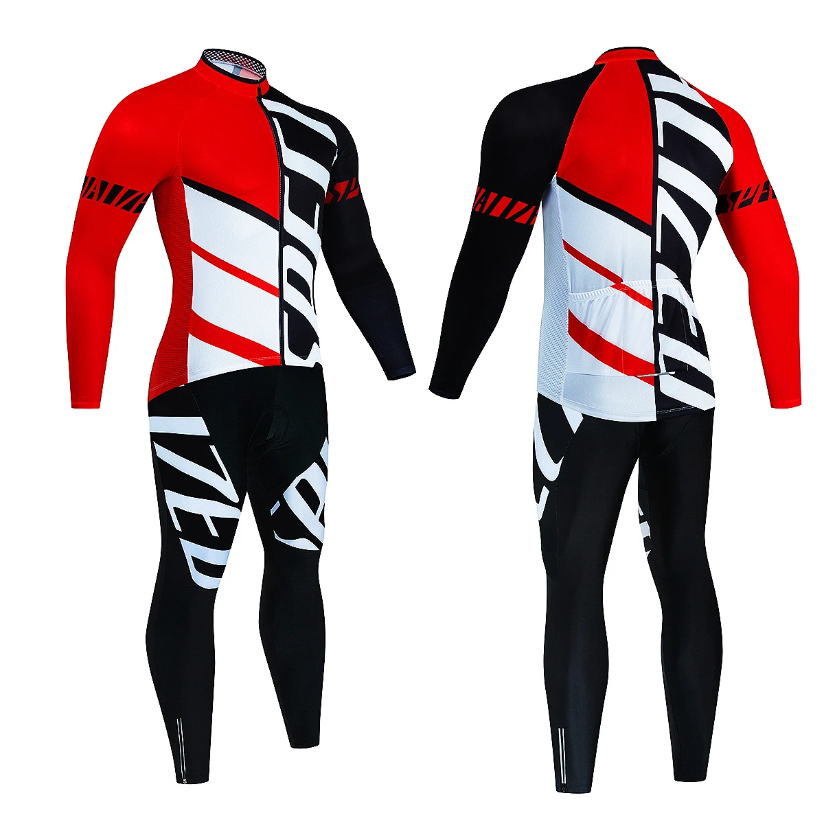 Description Picture 3 of item2024 Pro Winter Thermal Fleece Cycling Jersey Sets Long Sleeve Bicycle Clothing MTB Bike Wear Maillot Ropa Ciclismo Cycling Suit