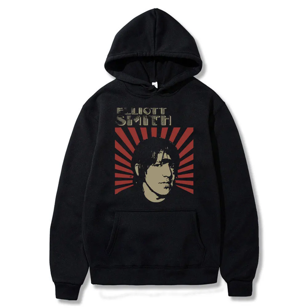 

Elliott Smith Graphic Print Hoodie Men Women's 90s Classic Vintage Sweatshirt Men's Casual Hoodies Streetwear Oversized Clothes