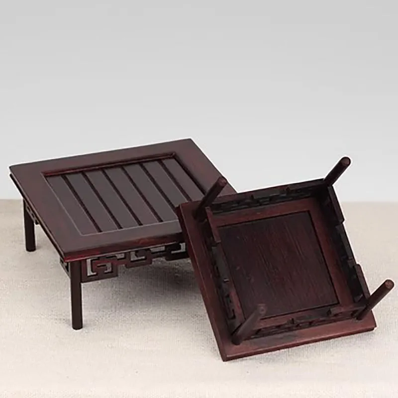 Jade and Stone Ornaments, Jade Seal Base, Square, Purple Sand, Bonsai, Crafts