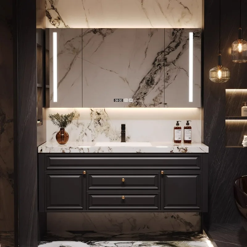 ลิ้นชัก Skincare ตู้คุณภาพการออกแบบที่ทันสมัยกระจกอ่างล้างจานห้องน้ําตู้ Gabinete แต่งหน้า Skincare Archivadores เฟอร์นิเจอร์ 1