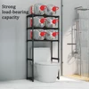 Washing Machine Storage Rack 3 Layers Adjustable Portability Balcony Storage Racks Floor Standing Toilet Bathroom Accessories 3