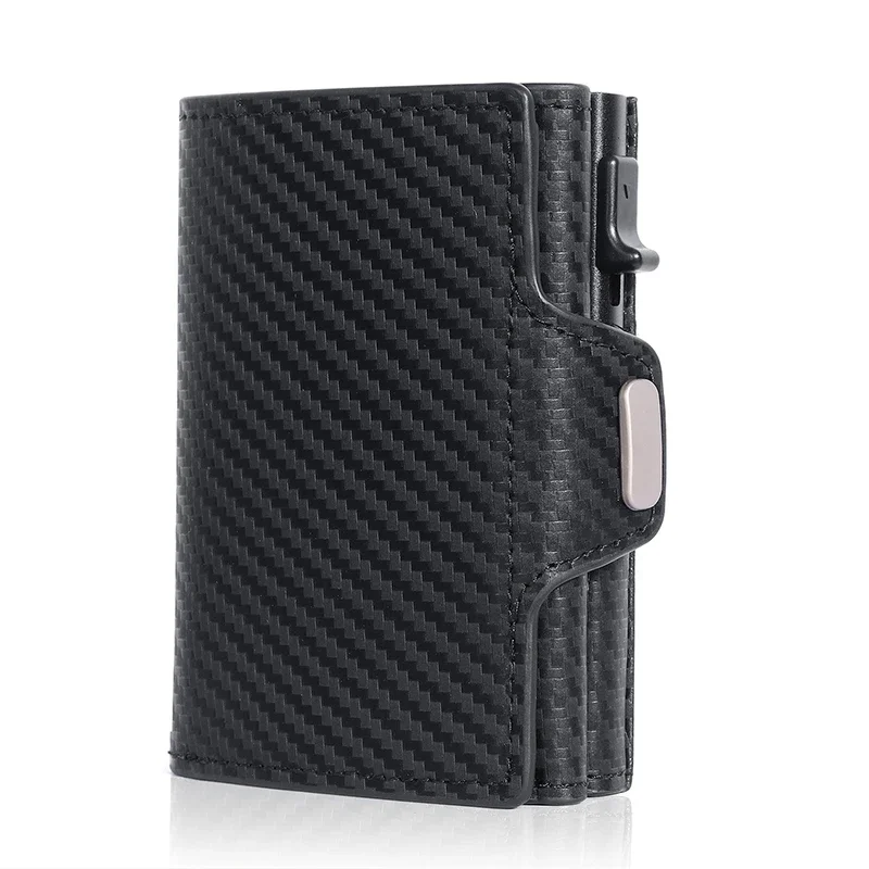 Leather Wallet Wallet Card Holder Credit Card Holder Credit Card Wallet Card Wallet Coin Purse Wallet Aluminum Credit Card Wallet RFID Blocking Trifold Smart Luxury Leather Men Wallets Slim with Coin Pocket