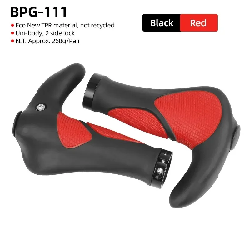 Bicycle Grip Handlebar End Cap Aluminium Alloy Lock Mountain Handle Bar Anti-Skid Rubber Skid-Proof Grips bicycle accessories bicycle handlebar grips bike handle grips bike handlebar grips bicycle handlebar cap bicycle handlebar end plugs