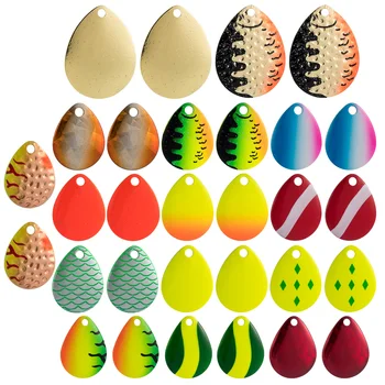 20/30pcs 낚시 콜로라도 블레이드 유혹 만들기 스피너 Spinnerbait Walleye 조작 크롤러 하네스 송어 연어베이스