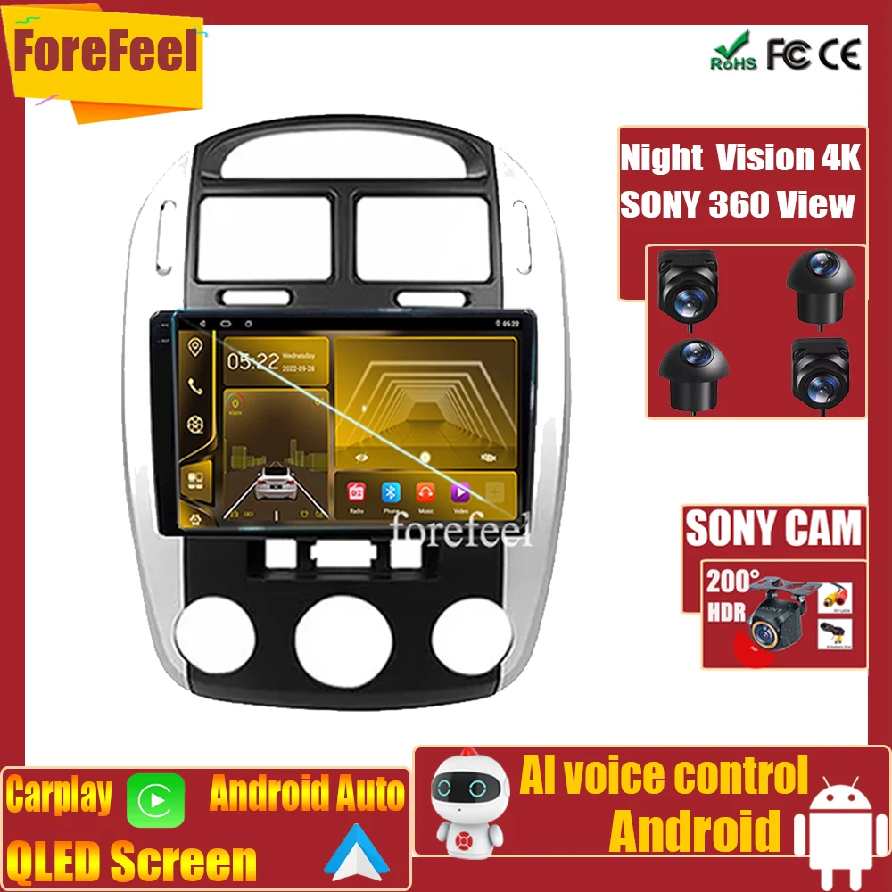 

7862 Car DVD Android For Kia Cerato 1 2012 - 2017 Head Unit Carplay Stereo Multimedia Screen Navigation Auto No 2din Touch CPU