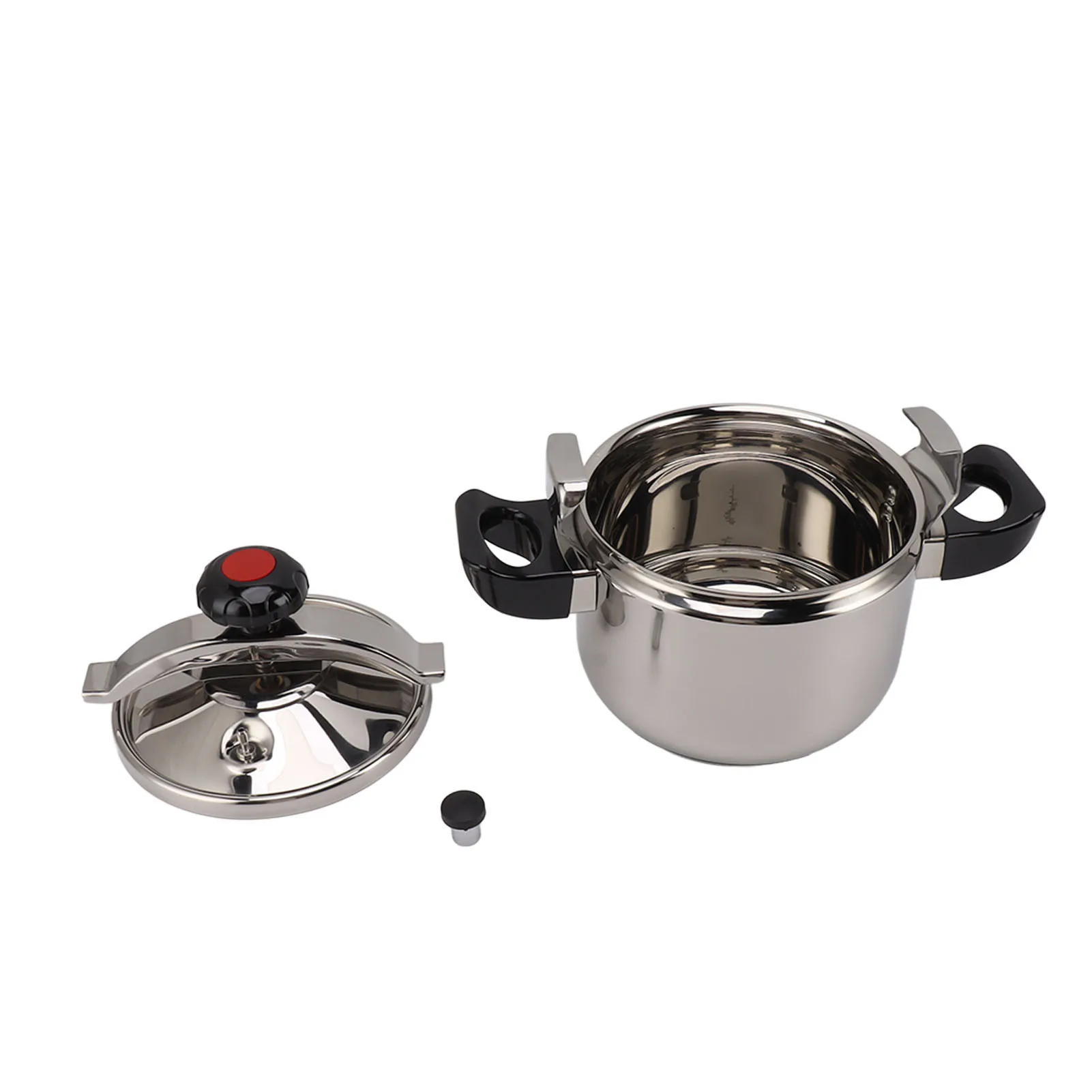 Stainless Steel Pressure Cooker Multi Functional Fast Cooking Double Bottom Shiny  Pressure Cooker for Induction Stove 2