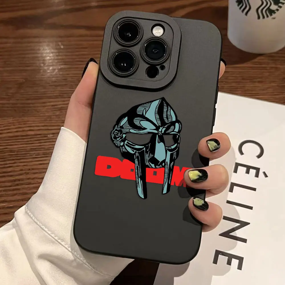 Stylish MF DOOM Inspired Silicone Phone Case