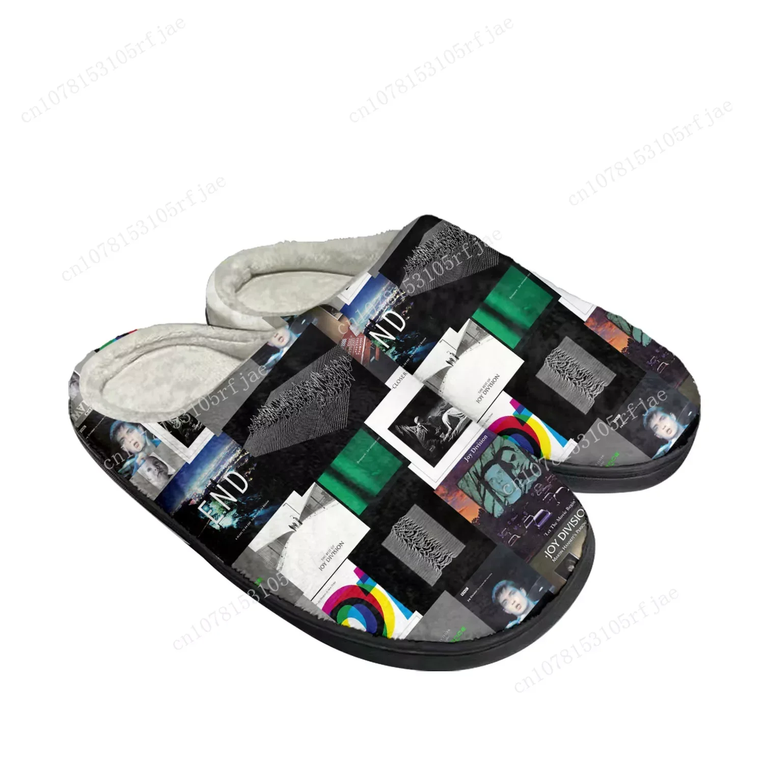 Joy Division Rock Band Home Cotton Custom Slippers Mens Womens Sandals Plush Bedroom Casual Keep Warm Shoes Thermal Slipper