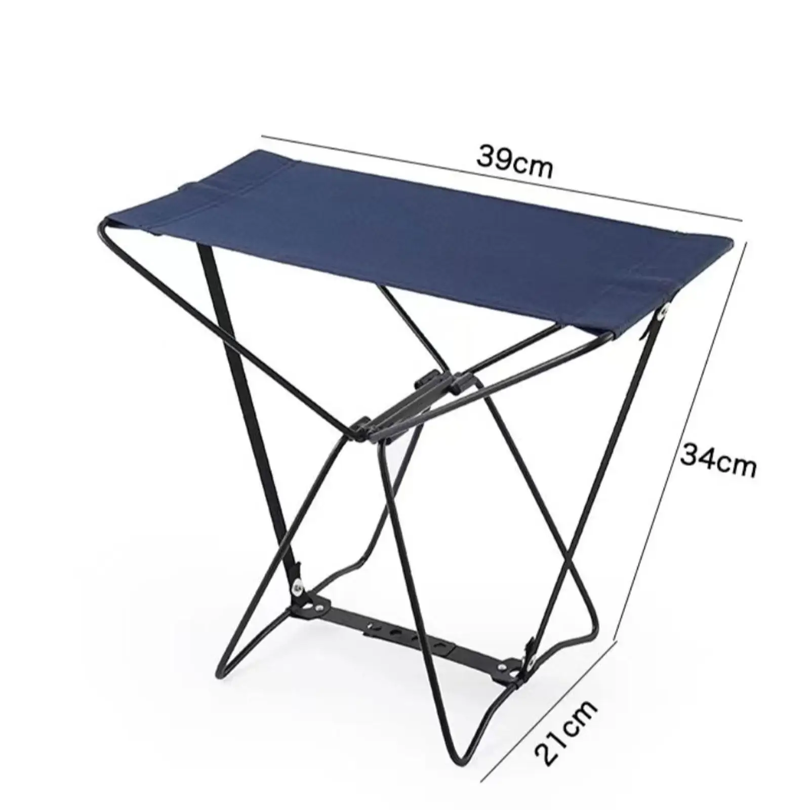 Folding Stool Compact Recliner Foot Rest Chair Folding Camp Stool Collapsible Stool for Patio Backyard Travel Fishing Picnic