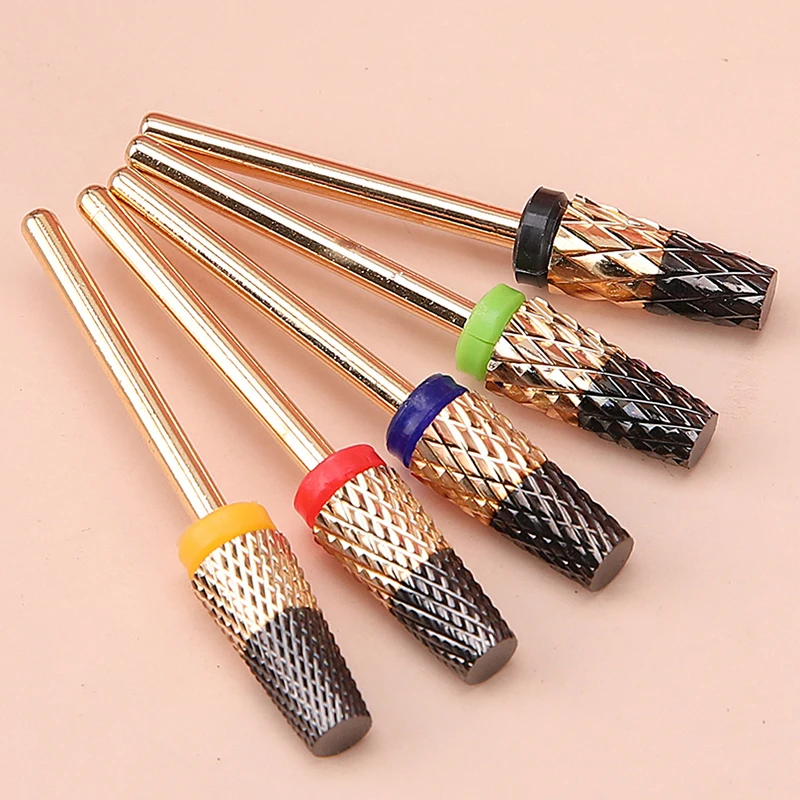 

UMECOLOR Tungsten Carbide Nail Drill Bits Milling Cutter Clean Burr For Electric Drill Manicure Machine Nail Files Accessories