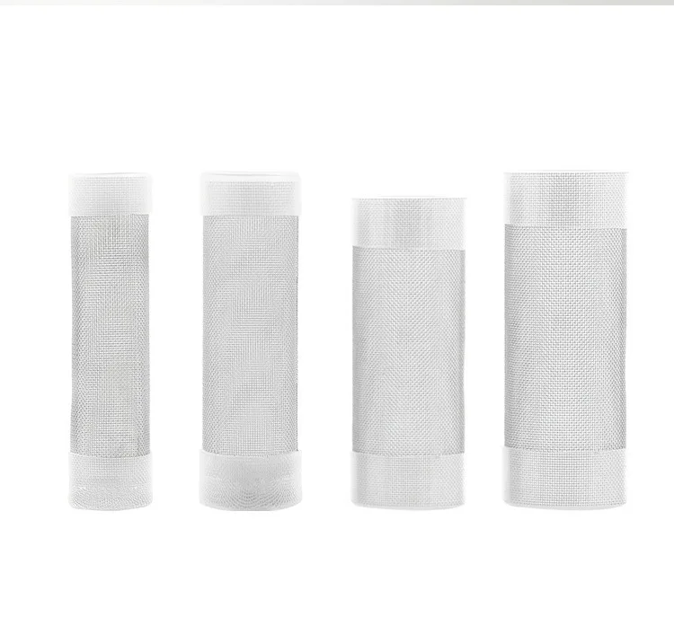 Title 8, 2pcs Aquarium Filter Stainless Steel Inlet Prot...
