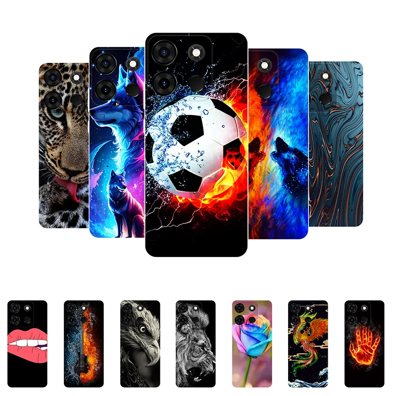 Per Infinix Smart 8 Hd Case Football Soft Custodie Posteriori In Silicone Per Infinix Smart 8 Hd X6525 Cover Per Telefono Smart8Hd Etui Fundas