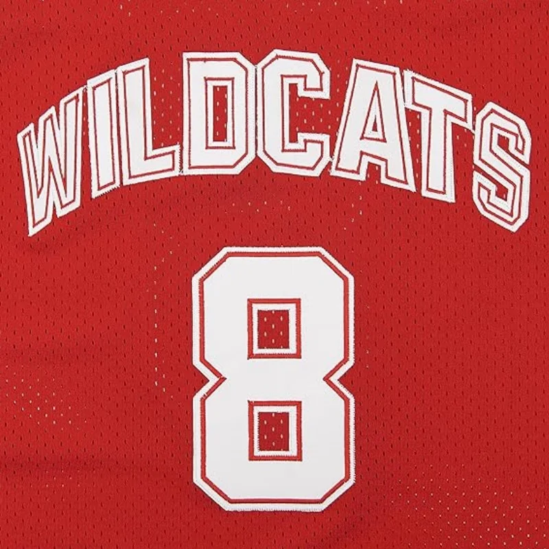 Basquete jersey de wildcats escola secundária para homens