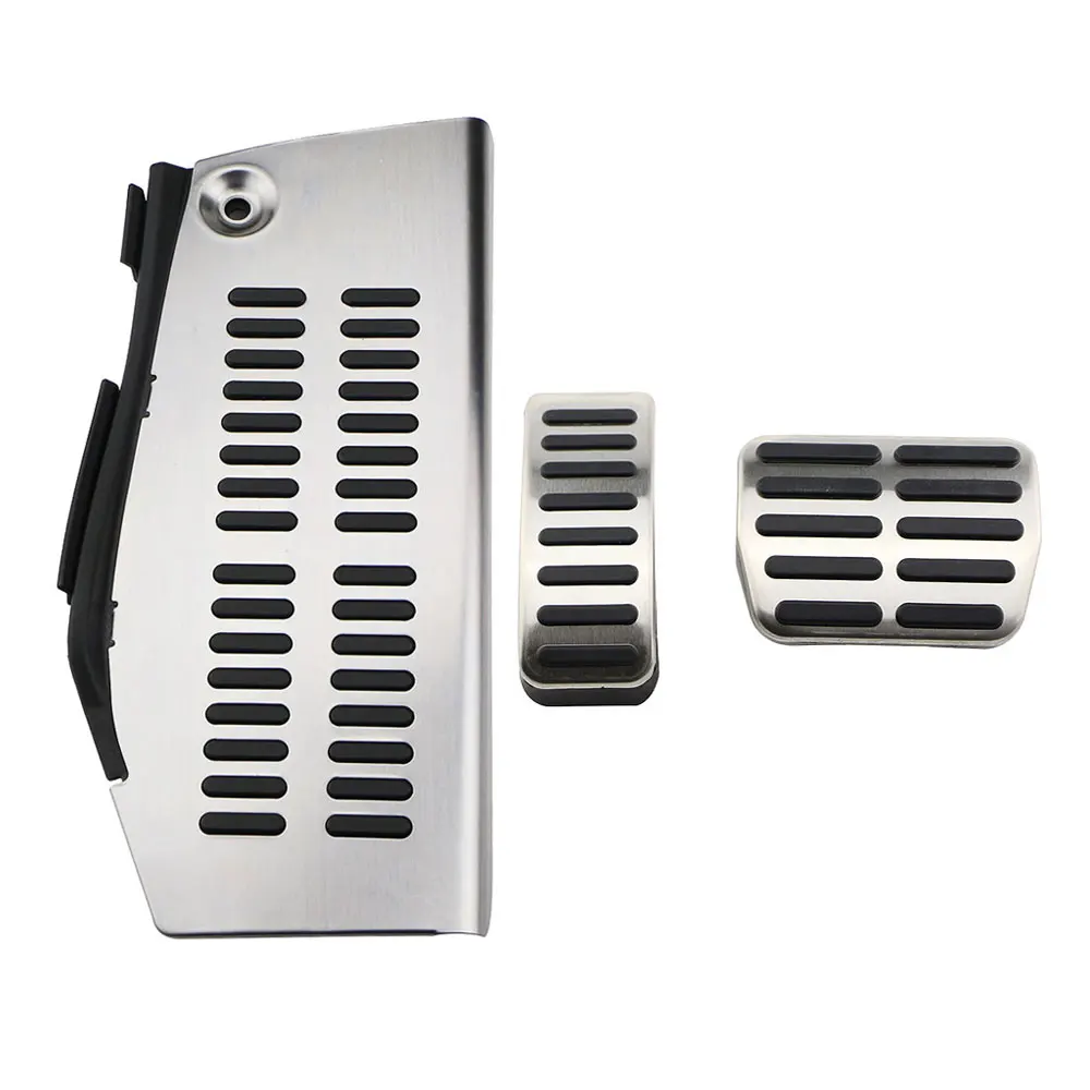 LHD Car Pedals for Volkswagen Polo VW Golf 4 Bora Beetle RSi GTI R32 for Audi A3 8l Seat Stainless Steel Dead Pedal Foot Rest car pedals