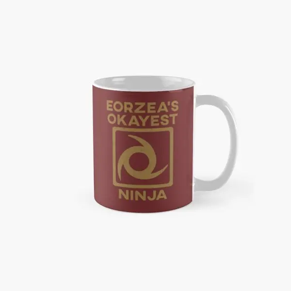 

Eorzeas Okayest Nin Xiv Classic Mug Coffee Cup Tea Design Image Photo Drinkware Simple Gifts Picture Printed Handle Round
