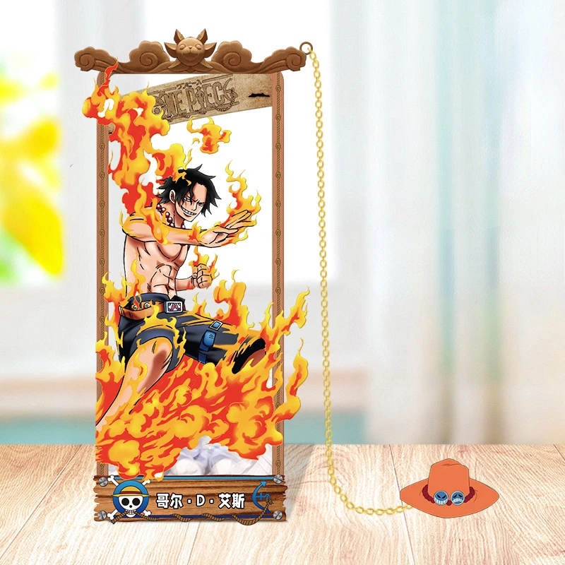 One Piece Metal Bookmarks with Cartoon Characters Anime Accessories for True Fans