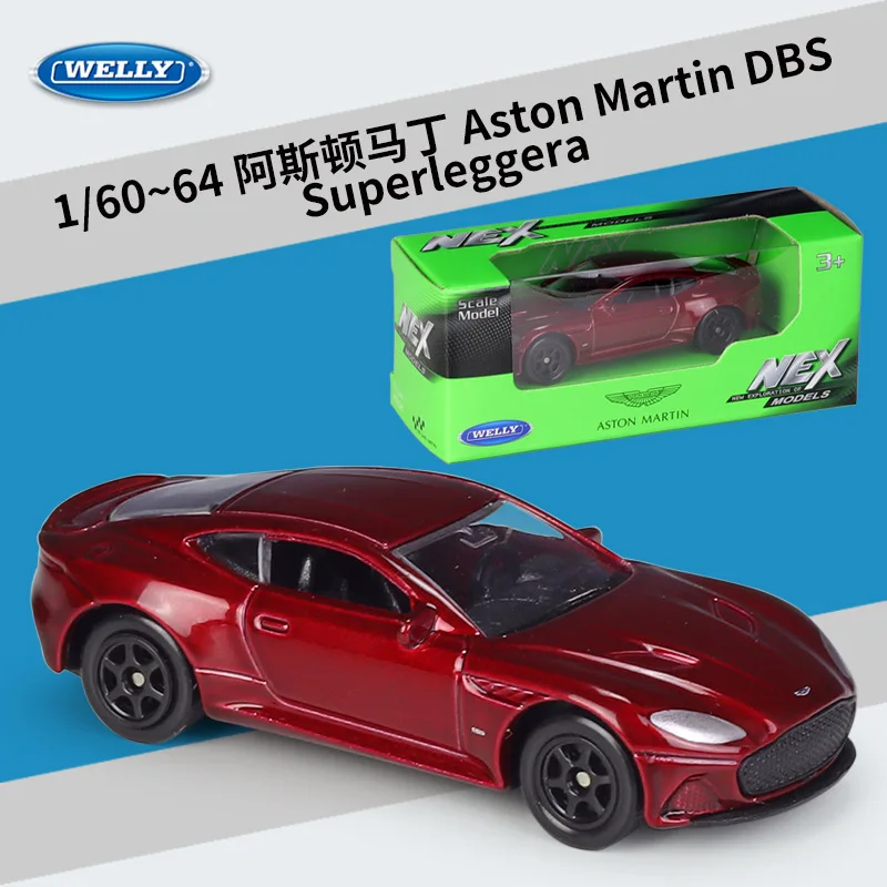 Welly 1:64 aston martin dbs superleggera diecast clássico metal modelo ...
