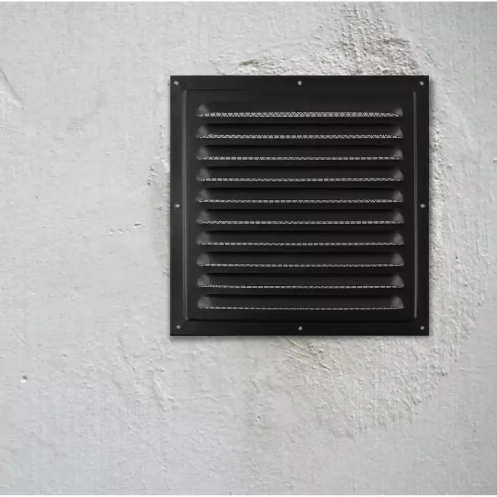Aluminum Alloy Air Vent Grille Heating Cooling Vents Plate Exhaust Outlet Window Square Vent Air System Net Cover Screen