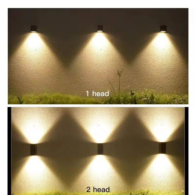 รูปสินค้า โคมไฟติดผนัง LED กันน้ำ กลางแจ้ง ระเบียง สวน ตกแต่งบ้าน