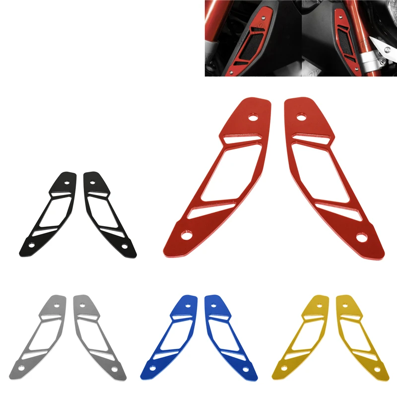 

Алюминиевая ОЗУ для мотоцикла, Впускное отверстие воздуха, защитная крышка, левая и правая крышка для Yamaha MT-09 MT09 FZ09 2013 2014 2015 2016