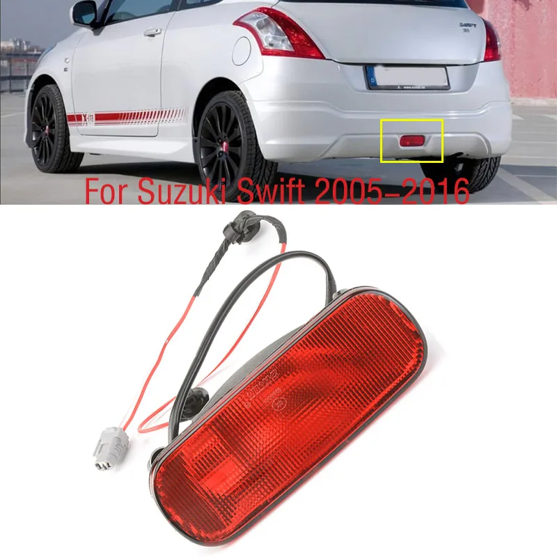 

For Suzuki Swift 2005-2014 2015 2016 Car Rear Bumper Middle Brake Warning Light Tail Turn Signal Reflector Lamp 36570-77J00-00
