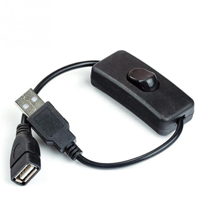 USB Câble avec ON/Off Interrupteur USB Mâle à Female Extension
