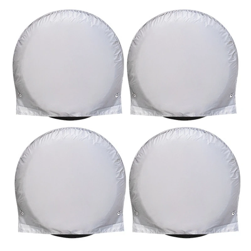 23GC Heavy Duty Tire Bag Weather Resistant Designs Car Tire Protector Spare Wheel Cover 65cm for Trailers Campers & Trucks